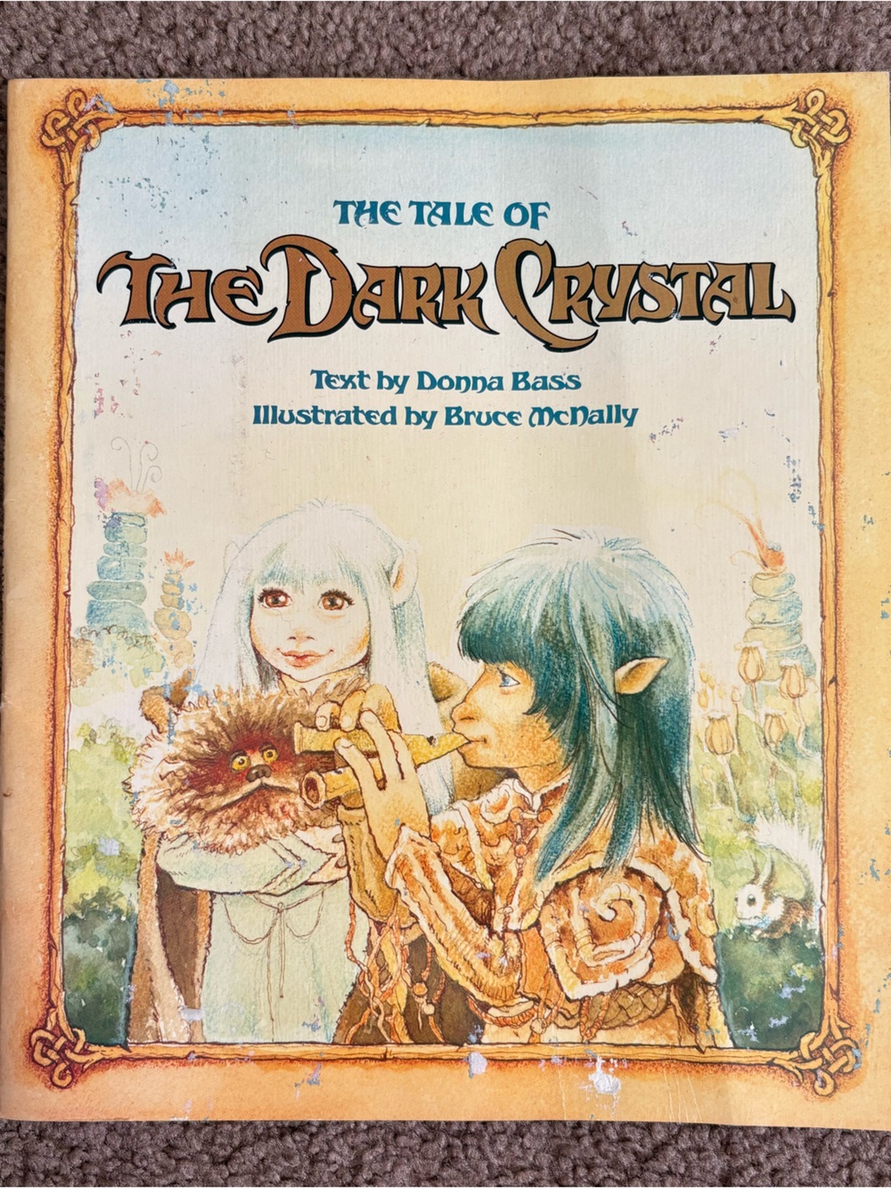 The Tale of The Dark Crystal Illustrated SC Book Vintage 1982